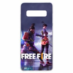 Чехол для Samsung S10+ Garena Free Fire Samurai Team