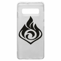 Чехол для Samsung S10+ Genshin Impact Pyro - PrintSalon