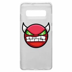 Чохол для Samsung S10+ Geometry Dash Demon - PrintSalon