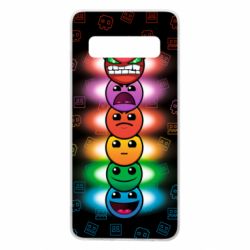 Чохол для Samsung S10 Geometry Dash Levels - PrintSalon