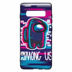 Чехол для Samsung S10+ Glitch Among Us - PrintSalon