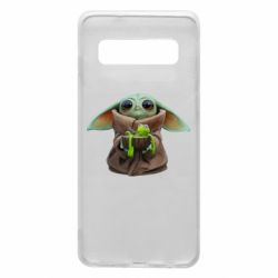 Чехол для Samsung S10 Grogu and Kermit - PrintSalon