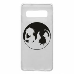 Чехол для Samsung S10 Гун и Киллуа Инь Янь-PrintSalon Чехол для Samsung S10 Гун и Киллуа Инь Янь