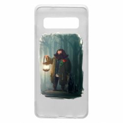 Чехол для Samsung S10 Хагрид в лесу