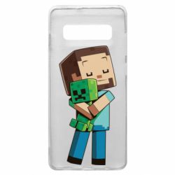 Чохол для Samsung S10+ Heroes from Minecraft - PrintSalon