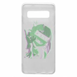 Чехол для Samsung S10 Himiko Toga glitch - PrintSalon