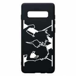 Чехол для Samsung S10+ Hunter X Hunter Line Art