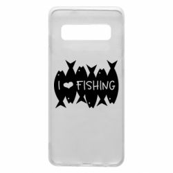 Чохол для Samsung S10 I Love Fishing - PrintSalon