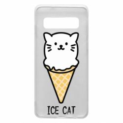 Чехол для Samsung S10 Ice Cat - PrintSalon