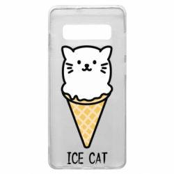 Чехол для Samsung S10+ Ice Cat - PrintSalon