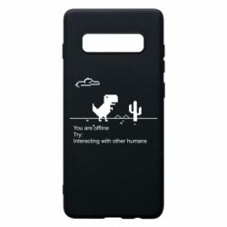 Чехол для Samsung S10+ Internet Dinosaur - PrintSalon