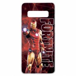 Чехол для Samsung S10+ Iron Man Fortnite - PrintSalon