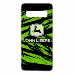 Чохол для Samsung S10 John Deere and green background - PrintSalon