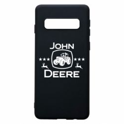 Чехол для Samsung S10 John Deere and tractor fanArt - PrintSalon