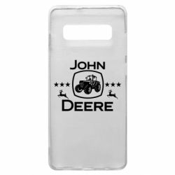 Чехол для Samsung S10+ John Deere and tractor fanArt - PrintSalon