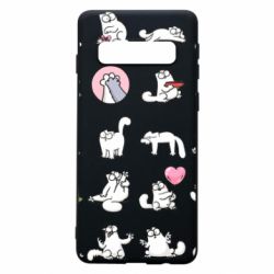 Чохол для Samsung S10 Кот Саймона емоції - PrintSalon