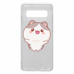 Чехол для Samsung S10 Котик обнимает тебя - PrintSalon