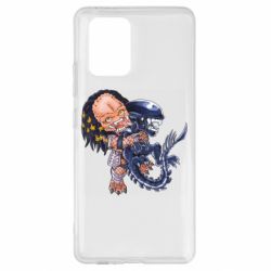 Чехол для Samsung S10 Lite Alien vs Predator - PrintSalon