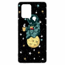 Чохол для Samsung S10 Lite Astronaut and coffee - PrintSalon