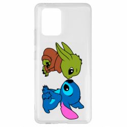 Чехол для Samsung S10 Lite Baby Yoda And Stitch - PrintSalon