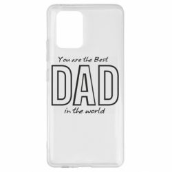 Чохол для Samsung S10 Lite Best dad text - PrintSalon