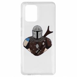 Чехол для Samsung S10 Lite Bust of Mandalorian - PrintSalon