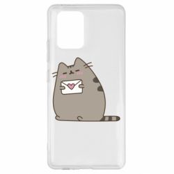Чехол для Samsung S10 Lite Cat with a letter - PrintSalon