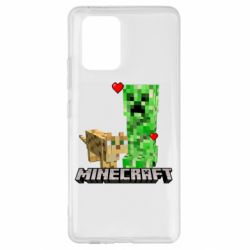 Чехол для Samsung S10 Lite Creeper and Cat - PrintSalon