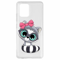 Чехол для Samsung S10 Lite Cute raccoon - PrintSalon