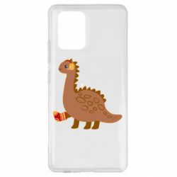 Чехол для Samsung S10 Lite Dinosaur in sock - PrintSalon