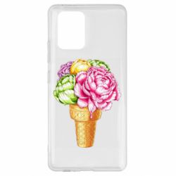 Чехол для Samsung S10 Lite Ice cream flowers - PrintSalon