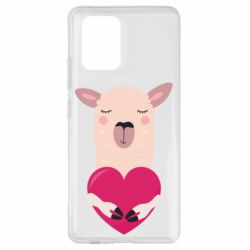 Чохол для Samsung S10 Lite Lama with heart