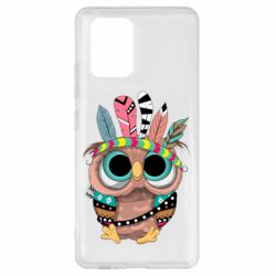 Чехол для Samsung S10 Lite Little owl with feathers - PrintSalon