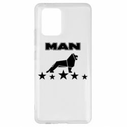 Чехол для Samsung S10 Lite Man lion and stars - PrintSalon