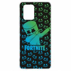 Чехол для Samsung S10 Lite Marshmello Fortnite Dab Neon - PrintSalon