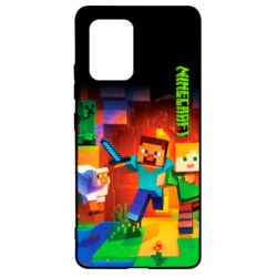 Чехол для Samsung S10 Lite Майнкрафт - PrintSalon