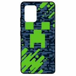 Чехол для Samsung S10 Lite Minecraft Creeper - PrintSalon