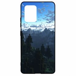 Чехол для Samsung S10 Lite Minecraft nature - PrintSalon