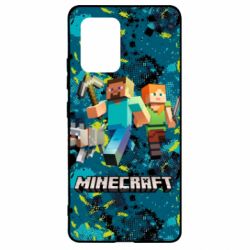 Чохол для Samsung S10 Lite Minecraft Steve Alex And Dog - PrintSalon