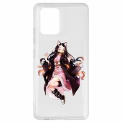 Чохол для Samsung S10 Lite Nezuko cat - PrintSalon