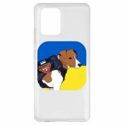 Чехол для Samsung S10 Lite Патрон на фоне флага - PrintSalon