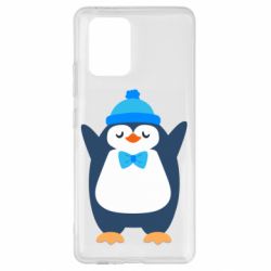 Чехол для Samsung S10 Lite Penguin in a hat - PrintSalon
