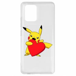 Чехол для Samsung S10 Lite Pikachu Heart - PrintSalon