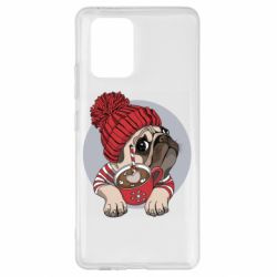Чехол для Samsung S10 Lite Pug And Coffee - PrintSalon