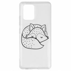 Чехол для Samsung S10 Lite Sleeping fox - PrintSalon