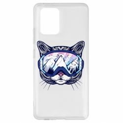 Чехол для Samsung S10 Lite Snowboard Cat - PrintSalon