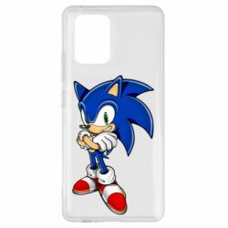 Чехол для Samsung S10 Lite Sonic with smile-PrintSalon Чехол для Samsung S10 Lite Sonic with smile