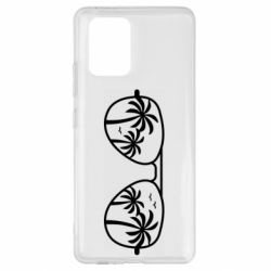 Чехол для Samsung S10 Lite Sunglasses And Palm Trees - PrintSalon