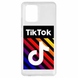 Чехол для Samsung S10 Lite Tik Tok Colorful Logo - PrintSalon