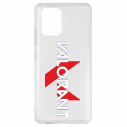 Чехол для Samsung S10 Lite Valorant glitsh logo - PrintSalon
